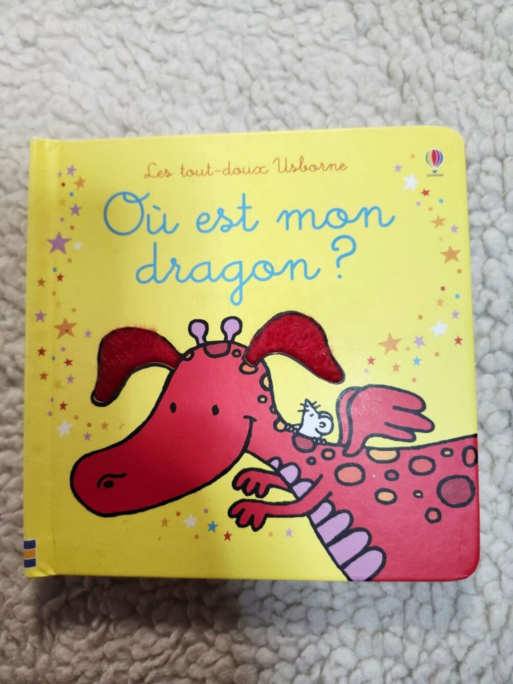 Usborne Où est mon dragon? French Board Book Fiona Watt ISBN 9781474957250